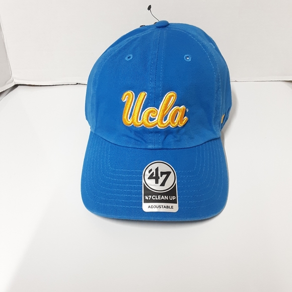 '47 Men's Light Blue UCLA Bruins Clean Up Adjustable Hat NEW - Picture 3 of 10